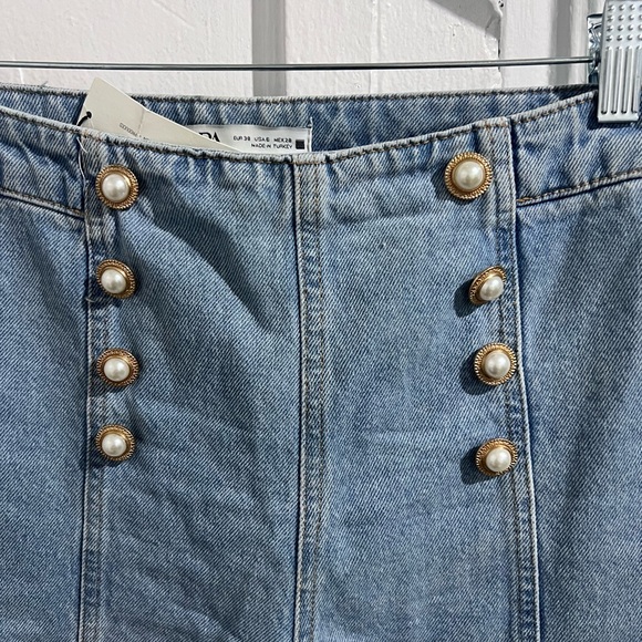 Blue Zara Jean size 6 - Picture 2 of 3
